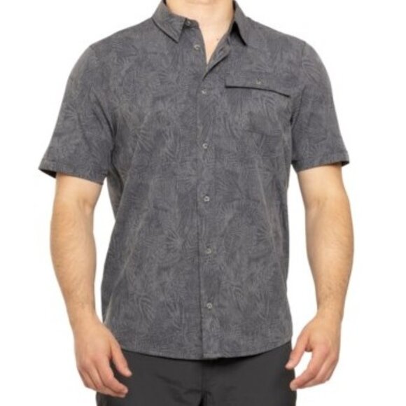 Avalanche Short Sleeve Button Down Shirt, XL - Picture 3 of 10